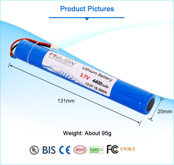 NCM3.7V 4400mah Lithium Battery - Image 2