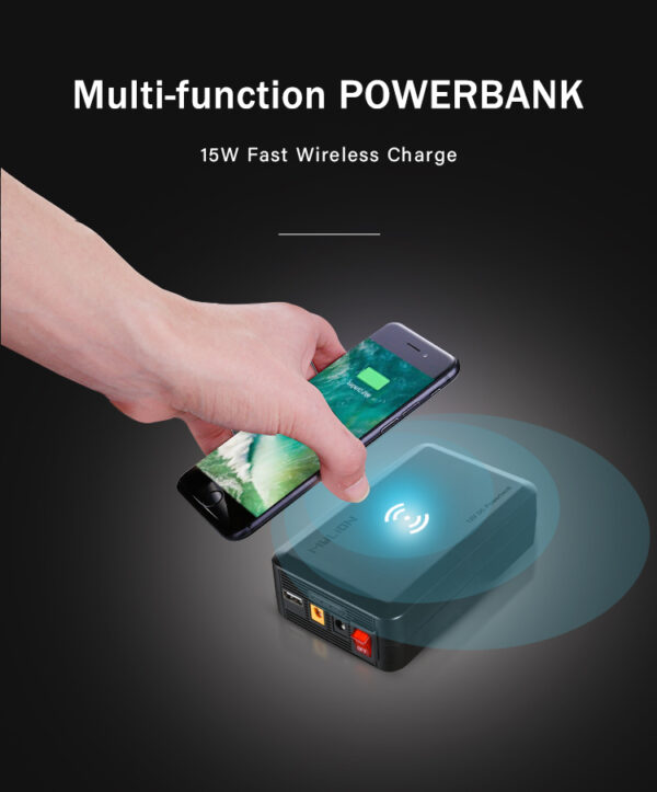 Free shipping Wireless Charge 15W Multi-function Power Bank MPW922