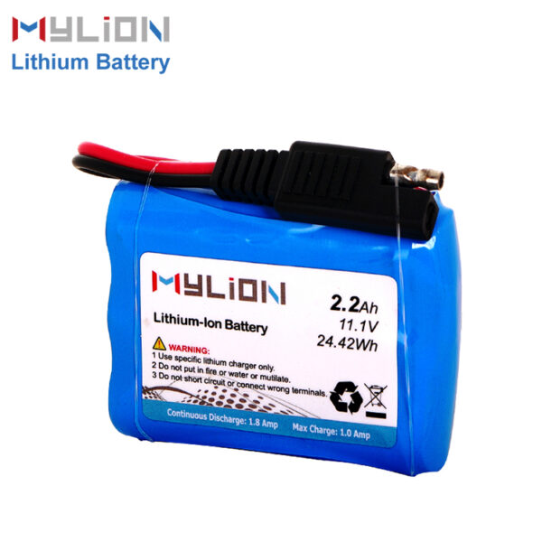 1 Set(2pcs) 11.1v 2.2ah Lithium Battery For Sprayer And Pump Free Shipping to America/Canada - Image 2