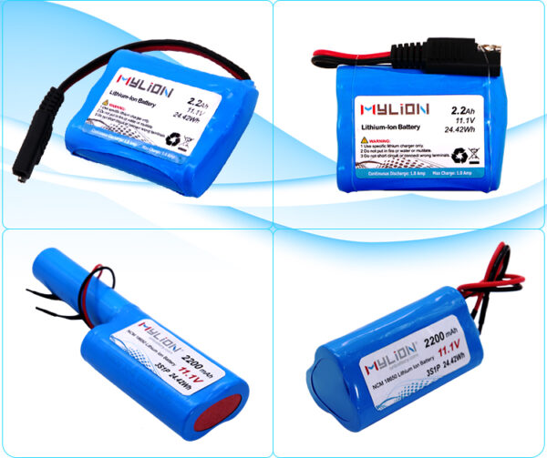 1 Set(2pcs) 11.1v 2.2ah Lithium Battery For Sprayer And Pump Free Shipping to America/Canada - Image 5