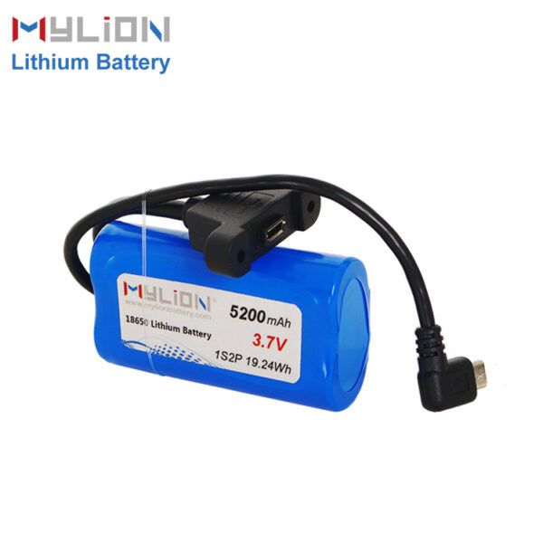 3.7V 5200mah lithium battery pack – Image 6