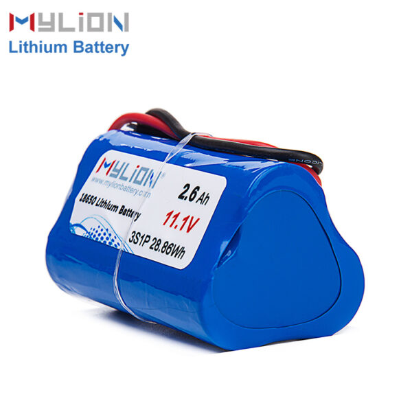 Mylion 11.1V/12V 2600mah Lithium Battery Triangle Shape - Image 2