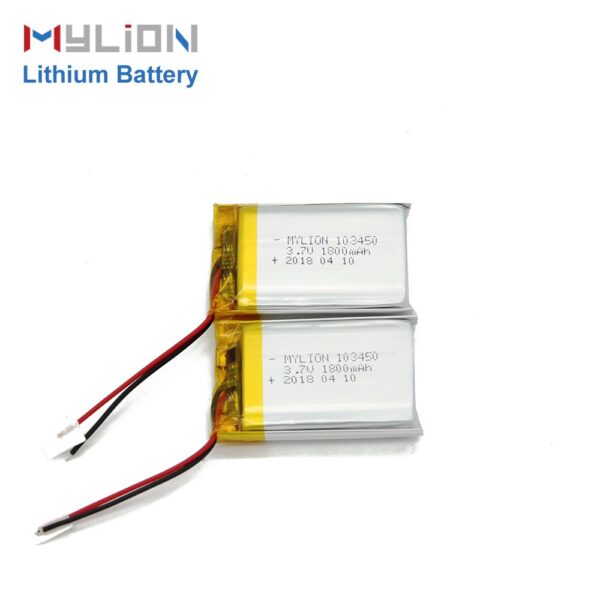 Mylion 3.7V 1000mAh 102050 Lithium Polymer Battery Battery Pack Rechargeable for Electronic devices - immagine 2