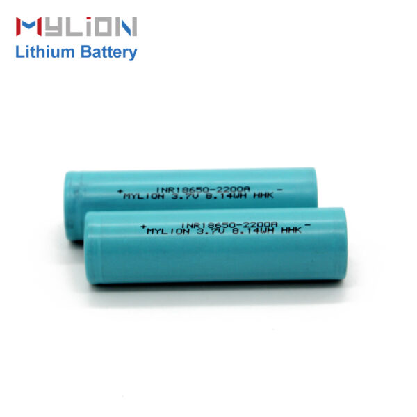 Mylion factory li-ion battery 2.2ah 18650 cell 3.7V 2200mah 18650 lithium rechargeable battery cell for flashlight - Image 5
