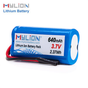 3.7V 640mah Lithium battery pack