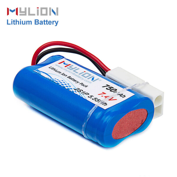 Mylion 7.4v 750mah 14500 lithium battery - immagine 5