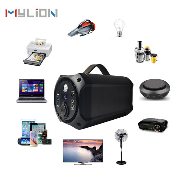 Mylion MU300W Portable 12v Backup Lithium Ion Battery Power Supply with Solar Power - Image 8