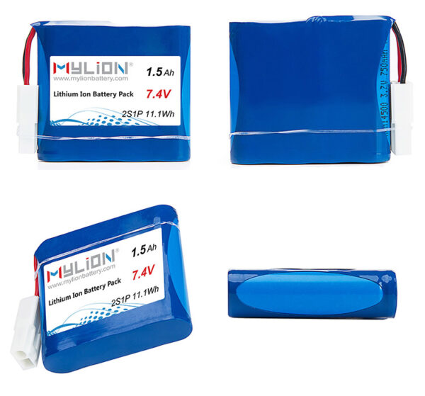 Mylion 7.4v 1500mah 14500 Lithium ion battery pack - immagine 8