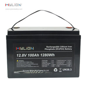 Mylion 12V 100Ah LiFePO4 Battery For Outdoor Boat Touring Car Lead-Acid Replacement