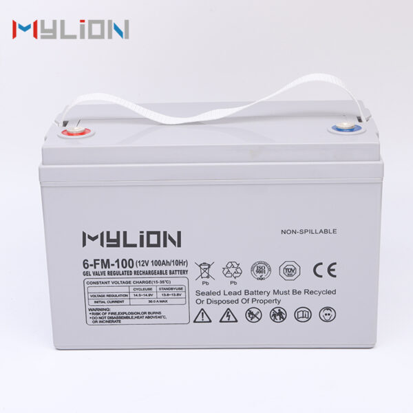 Mylion 12V 100Ah 1200Wh Lead Acid Battery AGM Battery GEL Solar Batteries For Solar Energy System - immagine 4