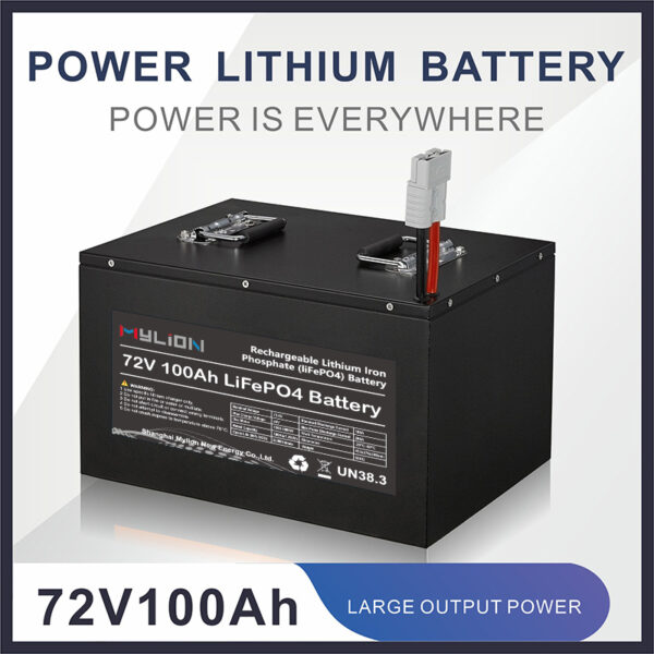 Mylion LFP72V 100Ah 130Ah 150Ah LiFePO4 Power Battery Lithium Iron Phosphate Batteries For Electric Vehicle