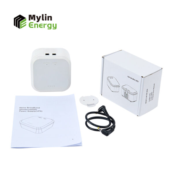 Mylin 12V 5A Mini UPS battery backup unit BBU Uninterruptible Power Supply for Gateway WiFi hub Smart home - Image 3