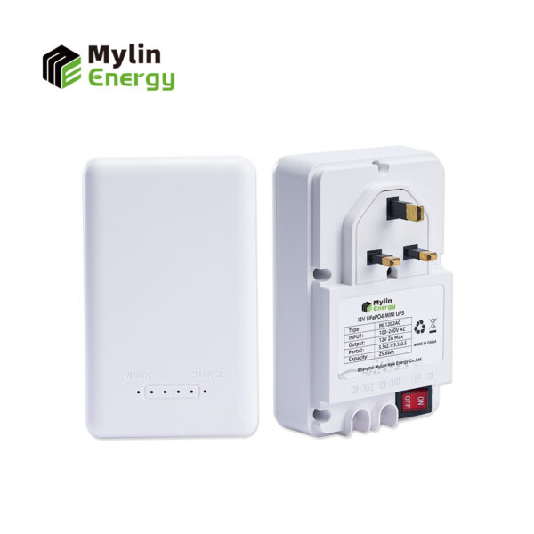 Mylin 110V-230V AC Input 12V 2A DC Output Smart Charger Mini UPS LiFe PO4 Uninterruptible Power Supply For IOT WiFi Router - Image 3