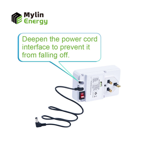 Mylin 110V-230V AC Input 12V 2A DC Output Smart Charger Mini UPS LiFe PO4 Uninterruptible Power Supply For IOT WiFi Router - Image 8