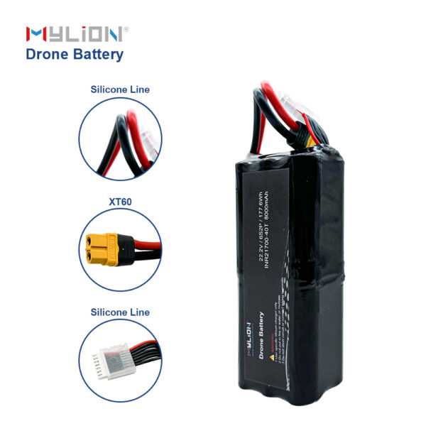 Mylion RC Lipo Battery 6S 22.2v 40C Lithium Ion Battery 22.2V 6S2P 8000mAh Drone Batteries - Image 7