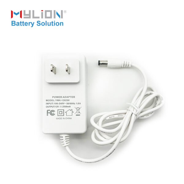 Mylion CE certified chanrger 12V 2.5A Power Adapter AU EU UK US adapter battery charger - Image 2