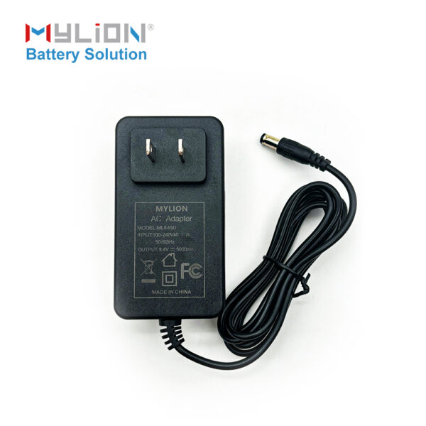 Mylion CE certified chanrger 8.4V/5.0A Power Adapter AU EU UK US adapter battery charger - Image 2